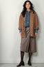 Tibi - Jas - Suede - Carcoat - Tan