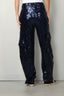 Rotate - Broek - Sequins Cargo Pants - Sky Captain