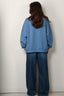 Rotate - Sweater - Heavy Sweat Crewneck - Blue Horizon