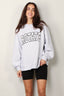 Rotate - Sweater - Heavy Sweat Crewneck - Light Grey Melange