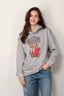 Ganni - Hoodie - Isoli Bear Oversized Hoodie - Paloma melange