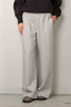 Halfboy - Broek - Suit jersey pants -  Light grey melange