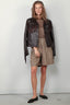 Nili Lotan - Jacket - Eloi - Leather - Dark Brown