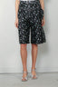 Ganni - Short - Floral Jacquard Shorts - Black