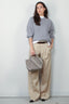 Golden Goose - Pantalon - Pant Wide Leg Gabardine - Sand