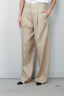 Golden Goose - Pantalon - Pant Wide Leg Gabardine - Sand