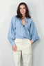 Xirena - Blouse - Damien - Dusty Blue