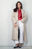 Tibi - Jas - Reversible Cuffed Trench - Tan