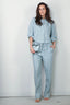 Forte_Forte - Blouse - Chic Linen Shirt - Acqua