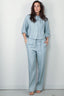 Forte_Forte - Blouse - Chic Linen Shirt - Acqua