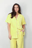 Bongusta - Blouse - Naram Shirt - Pristine & Neon Yellow