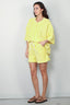 Bongusta - T-shirt - Naram Oversized Shirt - Pristine & Neon Yellow