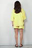 Bongusta - T-shirt - Naram Oversized Shirt - Pristine & Neon Yellow