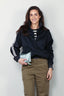 Tibi - Jack - Active Knit Zipper Detailed Track Jacket - Navy