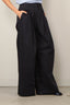 Tibi - Broek - Bio Twill Triple Pleat Pant - Dark Navy
