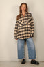 Denimist - blouse - Boyfriend - beige/black plaid