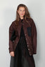 Tibi - Jacket - Eco Nylon Bomber Blazer - Brown