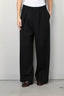 6397 - Broek Pleated Long Pull - On Pant - Black - BYLOTTE