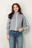 6397 - Hoodie - Track zip up - Grijs - BYLOTTE