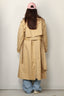 6397 - Jas - Trench Coat - Khaki - BYLOTTE