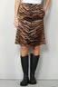 6397 - Rok - Slip skirt - Tiger print - BYLOTTE