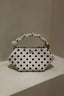 Ganni - Tas - Bou Bag Mini Print Dots - Egret