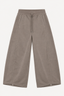 Tibi - Broek - Light Weight Sweatshirting Winslow Pant - Dark Stone