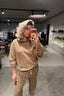 FREE CITY - Hoodie - Basic Goodness LT Terry Fluff- Bronzer