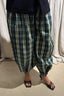 Suzie Kondi - Broek - Sofia Balloon Pants Plaid Cotton Poplin - Ivy Multi