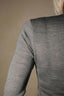 RÓHE - Top - Fine Merino Long Sleeve - Mid Grey Melange