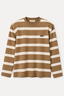 BYLOTTE Studios - Top - Lily Longsleeve - Brown Striped