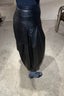Tibi - Rok - Leather Asymmetrical Balloon Skirt - Black