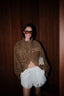 RÓHE - Jacket - Sculptural Suede Jacket - Sage