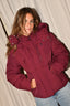 Ralph Lauren - Jas - Woven Puffer Coat - Classic Wine