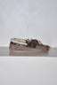 Posa - Loafers - Boat Loafer Brushed Fur Suede / Leather - Coffee / Dark Brown