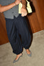 RAE - Broek - Daniella Pleated Cargo Pant - Dark Navy
