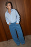 6397 - Jeans - Roomy - Corduroy - Turqoise