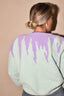 SAGE AND IVY - Sweater - Sigrid - Mint / Lila