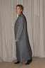 Tibi - Jas - Menswear Tech Twill Tailored Mens Coat - Grey Multi