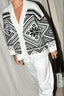 Max Mara - Vest - Belgio - Black Geometric Pattern