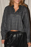 Johny - Blouse - Frankie Crop - Grey