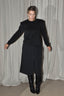 Tibi - Sweater - Feather Weight Viscose Removable Shoulderpad Long - Black