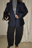 RÓHE - Blazer - Hourglass Shaped Blazer - Navy