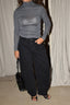RÓHE - Jeans - Fransje Sculptural Denim Trousers - Black