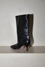 Sania d'mina - Laarzen - Avenue Mid Wide Shaft - Black Leather