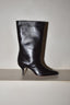 Sania d'mina - Laarzen - Avenue Mid Wide Shaft - Dark Brown Leather