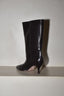 Sania d'mina - Laarzen - Avenue Mid Wide Shaft - Dark Brown Leather