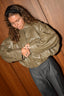 RÓHE - Jacket - Leather Blouson Jacket - Taupe