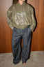 RÓHE - Jacket - Leather Blouson Jacket - Taupe
