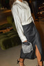 RÓHE - Rok - Boxer Detailed Skirt - Dark Grey Melange